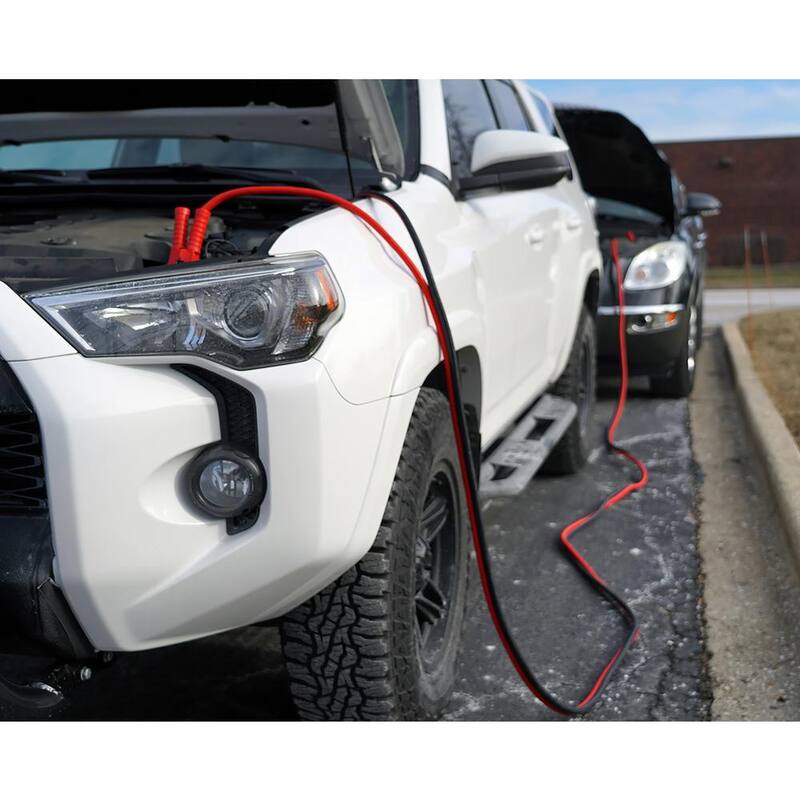 Schumacher Electric 1-Gauge, 25-Foot Extreme-Duty Jumper Cables, Rated for 900 Amps - BC1