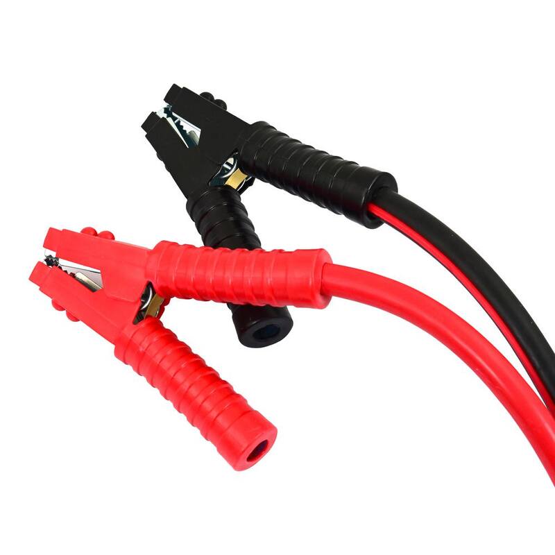 Schumacher Electric 1-Gauge, 25-Foot Extreme-Duty Jumper Cables, Rated for 900 Amps - BC1