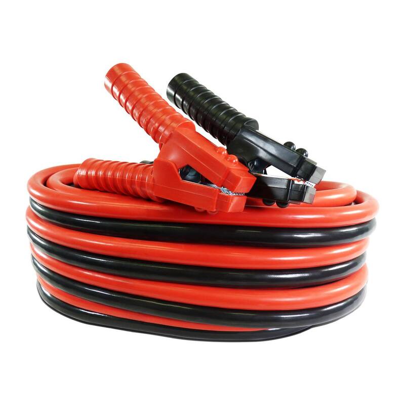 Schumacher Electric 1-Gauge, 25-Foot Extreme-Duty Jumper Cables, Rated for 900 Amps - BC1