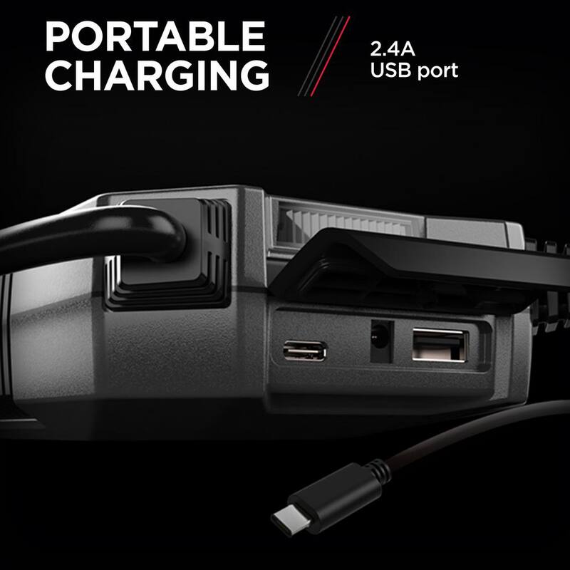 Schumacher Electric Rugged Lithium Automotive 12-Volt 2000 Amp Portable Jump Starter and Power Bank - SL1651