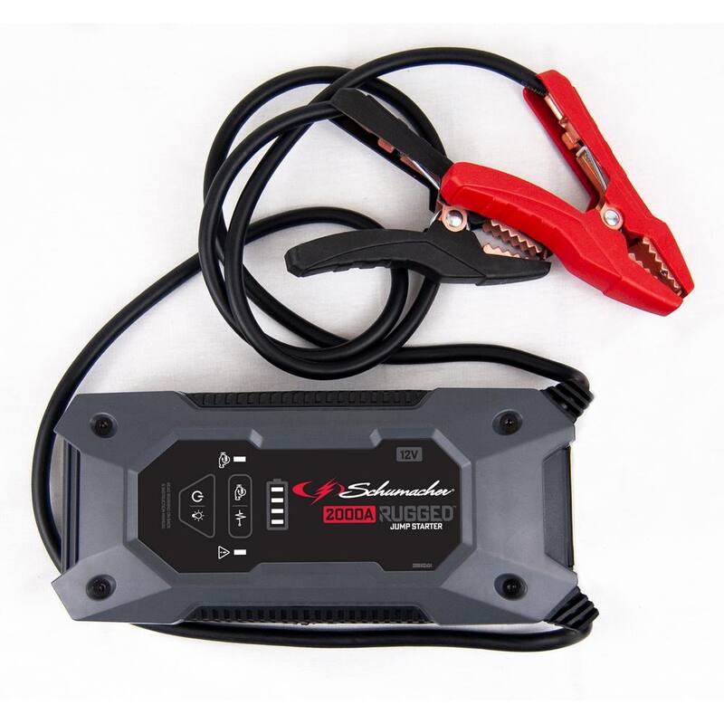 Schumacher Electric Rugged Lithium Automotive 12-Volt 2000 Amp Portable Jump Starter and Power Bank - SL1651