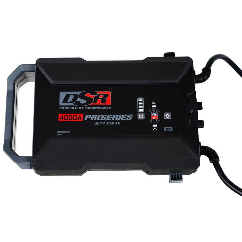 Schumacher Electric DSR Professional Grade 12 Volt, 4000 Peak Amps, Portable Lithium Jump Starter with USB Power - DSR164