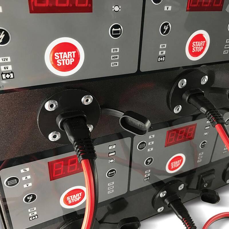 Schumacher Electric DSR Professional Grade 8 Bank, 6 to 12 Volt, 2 to 12 Amp Automatic Battery Charging Station - DSR127