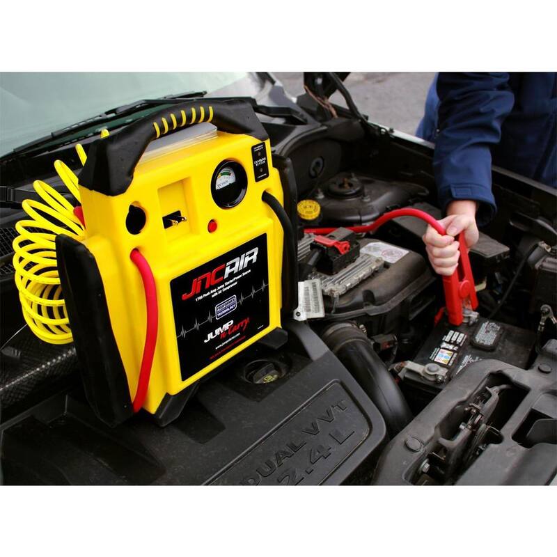 CLORE AUTOMOTIVE 1,700 Peak Amp Jump Starter with Air Compressor - JNCAIR