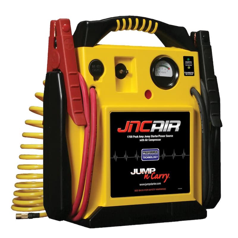 CLORE AUTOMOTIVE 1,700 Peak Amp Jump Starter with Air Compressor - JNCAIR