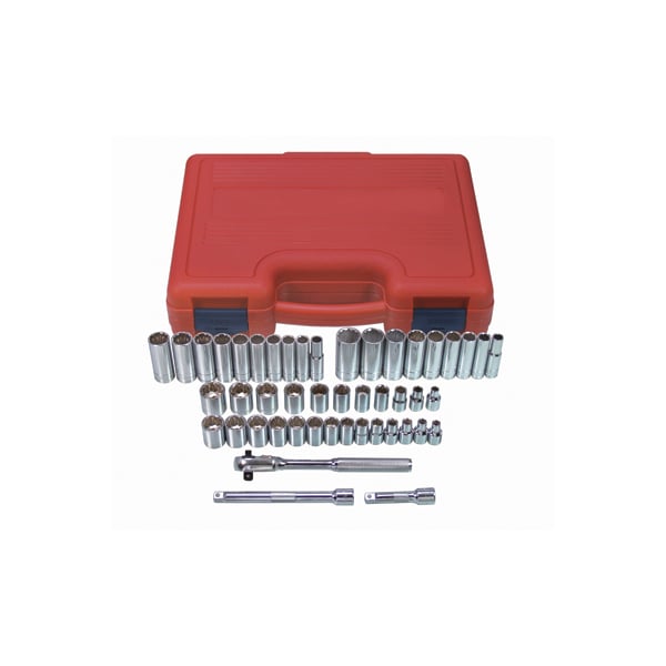 K-Tool International 3/8" Drive SAE, Metric, 47 pcs - KTI-22547