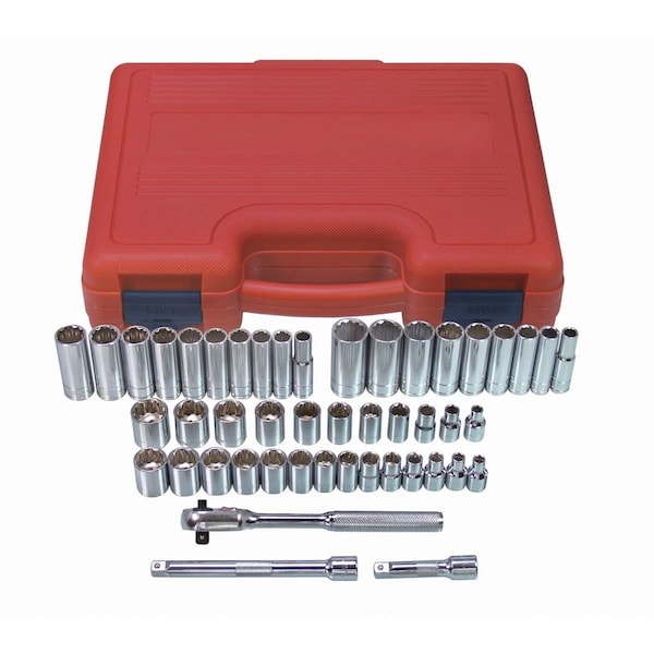 K-Tool International 3/8" Drive SAE, Metric, 47 pcs - KTI-22547