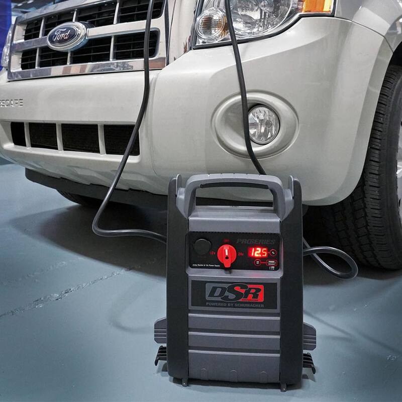 Schumacher Electric DSR Professional Grade Automotive 4400 Peak Amp 12-Volt and 24-Volt Jump Starter and Portable Power Station - DSR166