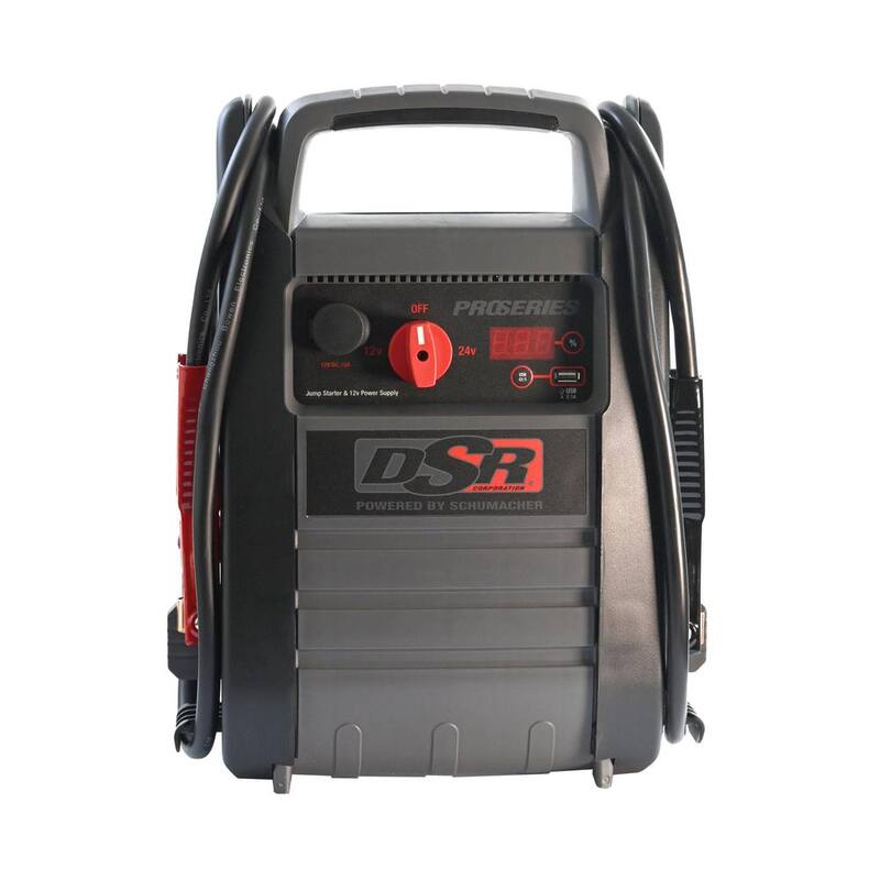 Schumacher Electric DSR Professional Grade Automotive 4400 Peak Amp 12-Volt and 24-Volt Jump Starter and Portable Power Station - DSR166