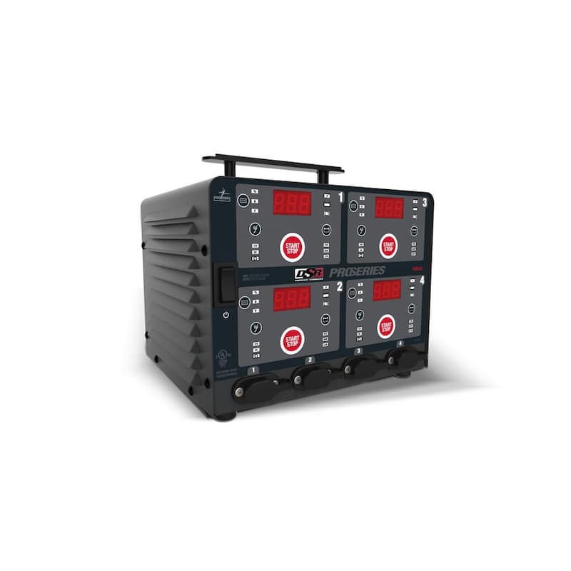 Schumacher Electric DSR Professional Grade 4 Bank, 6 to 12 Volt, 5 to 10 Amp Automatic Battery Charging Station - DSR125