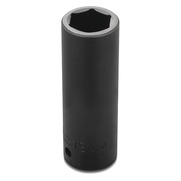 Proto 1/2 in Drive Impact Socket 33 mm Size 6 pt Deep Depth, Black Oxide - J7333M