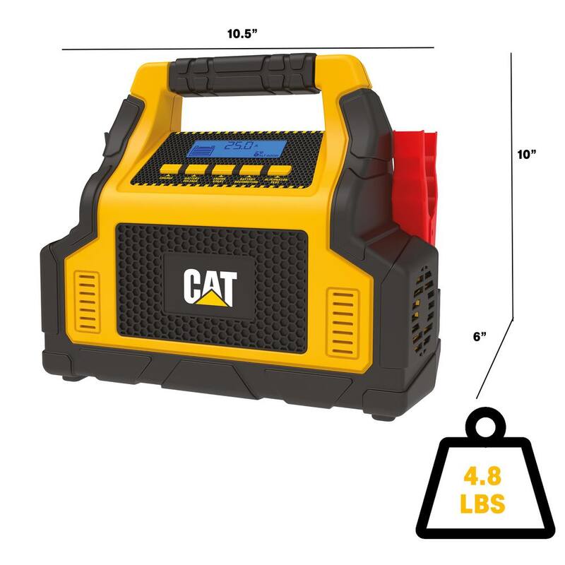 Caterpillar Professional 100 Amp Battery Charger & 3 Amp Maintainer - CBC100E