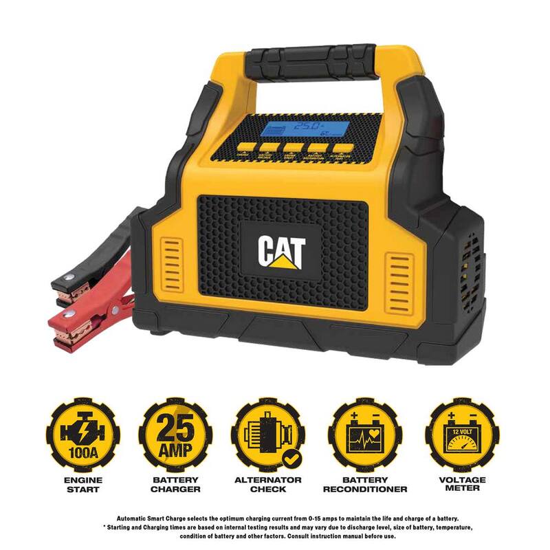 Caterpillar Professional 100 Amp Battery Charger & 3 Amp Maintainer - CBC100E