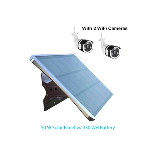 E E Systems Group Solar Panel, 70 W, 12V DC, 330 WH - EE870W-POE330-2CAM
