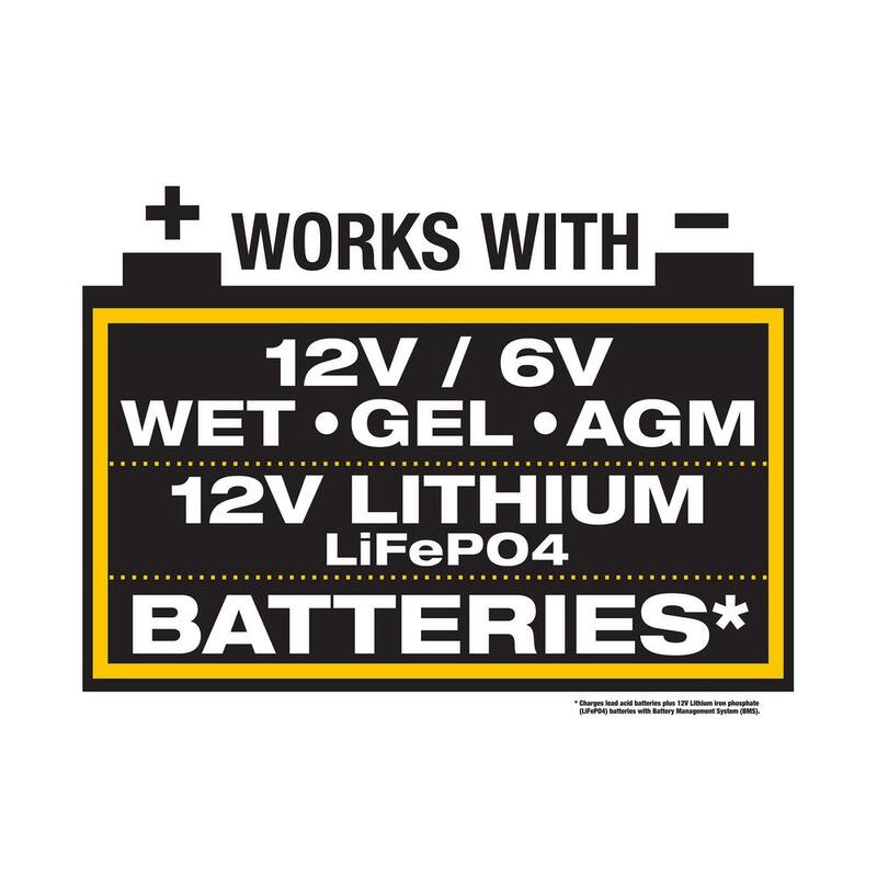 CAT Professional 10 Amp Battery Charger/Battery Maintainer with 6-Volt Or 12-Volt Charging Option - CBC10