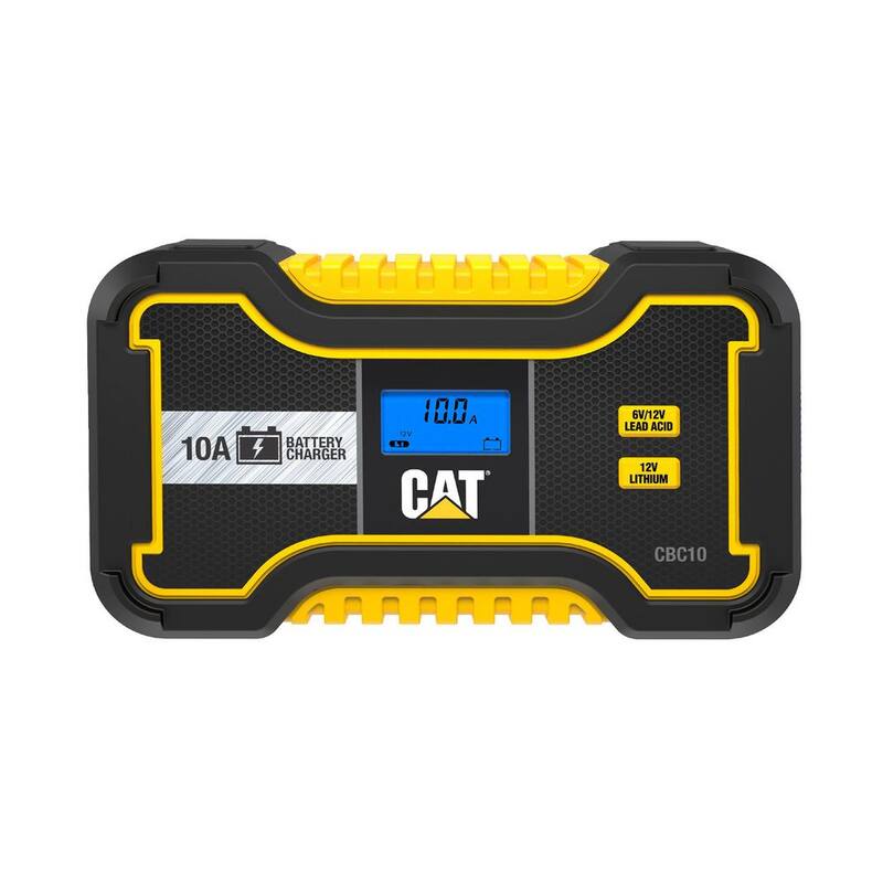 CAT Professional 10 Amp Battery Charger/Battery Maintainer with 6-Volt Or 12-Volt Charging Option - CBC10