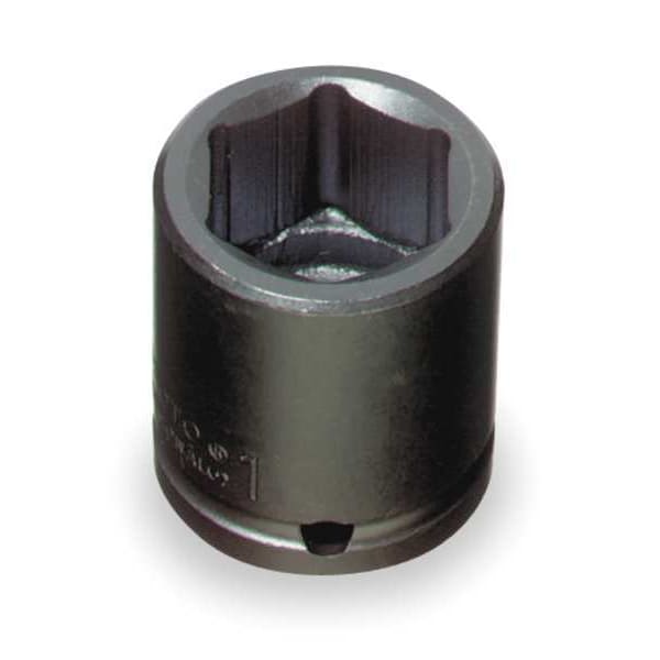 Proto 1/2 in Drive Impact Socket 1 1/2 in Size 6 pt Standard Depth, Black Oxide - J7448H