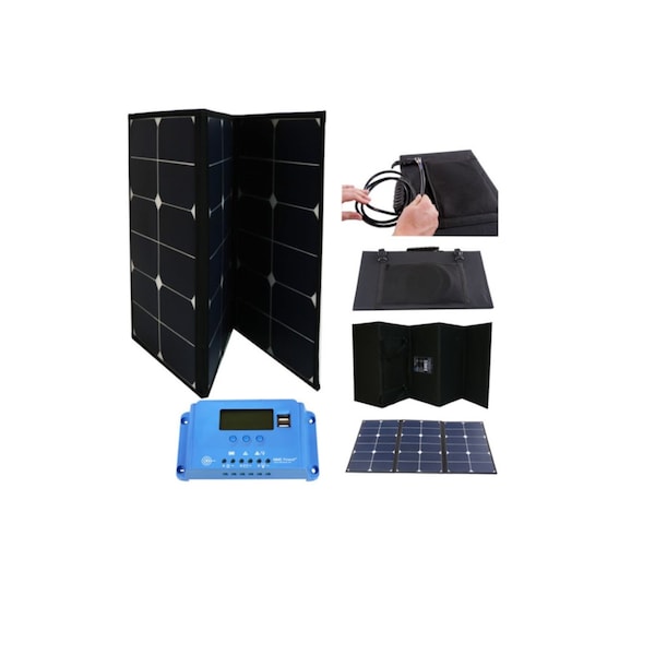 Aims Power Monocrystalline Solar Panel, 60 W, 19.8V DC, 3 A, 36 Cells, Spade - PV60CASE