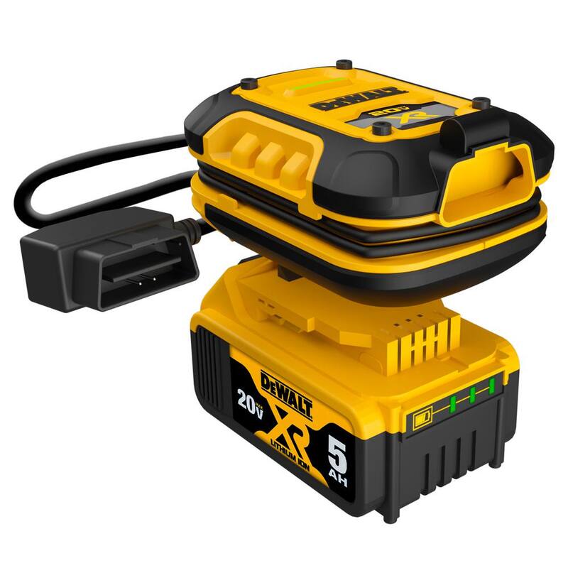 DEWALT 12V Auto Battery Maintainer Includes 20V x R 5AH Battery, DCB115 Charger - DXAEOBDK