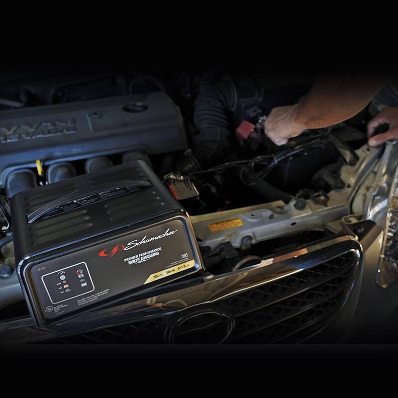 Schumacher Electric Automotive 12-Volt 50-Amp Fully Automatic Battery Charger and Jump Starter - SC1361