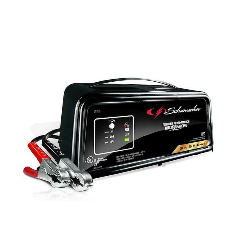 Schumacher Electric Automotive 12-Volt 50-Amp Fully Automatic Battery Charger and Jump Starter - SC1361