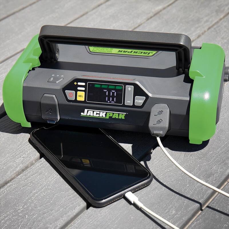 JACKPAK Ultra Multi-Function Jump Starter and Air Compressor 150 PSI/2500 Amp (2-Pack) - JP20K2PK