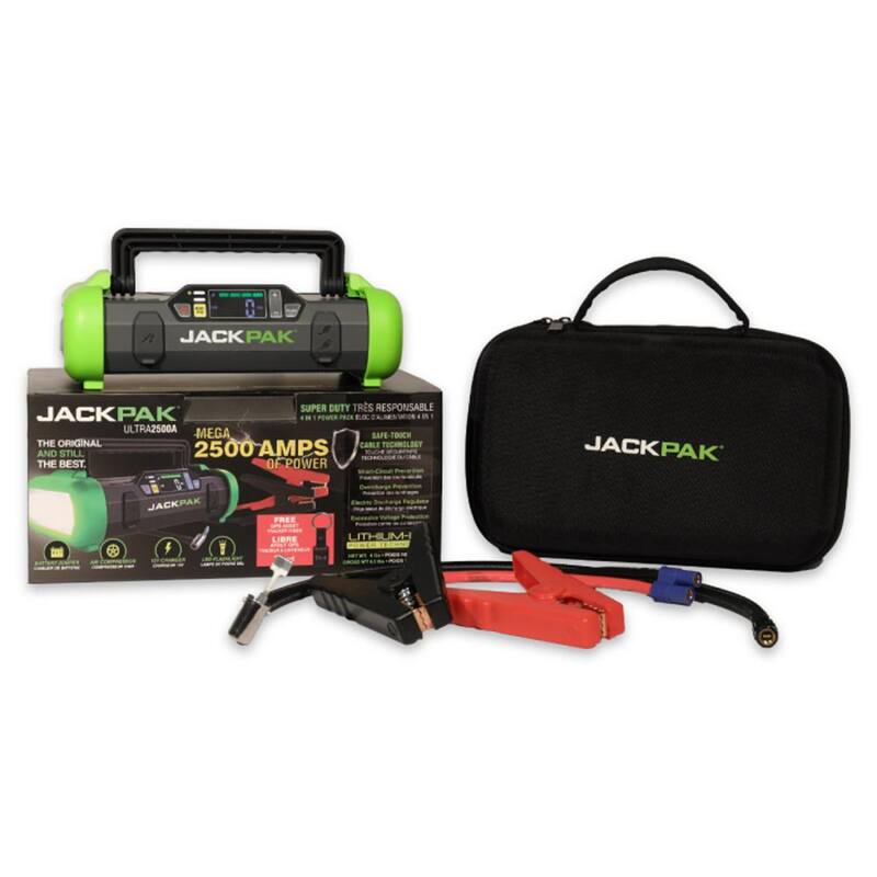JACKPAK Ultra Multi-Function Jump Starter and Air Compressor 150 PSI/2500 Amp (2-Pack) - JP20K2PK