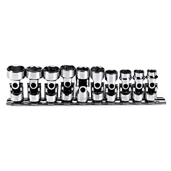 Proto 3/8" Drive Socket Set Metric 10 Pieces 10 mm to 19 mm , Full Polish - J52201