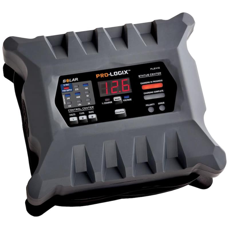 CLORE AUTOMOTIVE 12/24V 10 Amp Intelligent Battery Charger, Battery Maintainer - PL2410