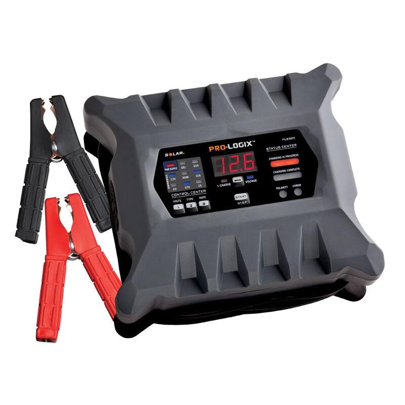 CLORE AUTOMOTIVE 6/12-Volt 20 Amp Intelligent Battery Charger, Battery Maintainer, and Stable Power Supply - PL2320