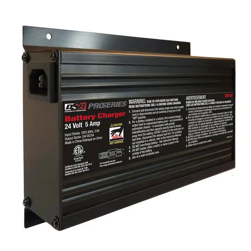 Schumacher Electric DSR Professional Grade 24 Volt, 5 Amp, Industrial Automatic Mountable Charger - DSR138