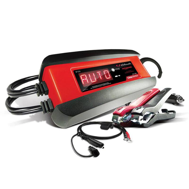 Schumacher Electric Automotive 6-Volt/12-Volt 3-Amp Fully Automatic Battery Charger and Maintainer - SP1356