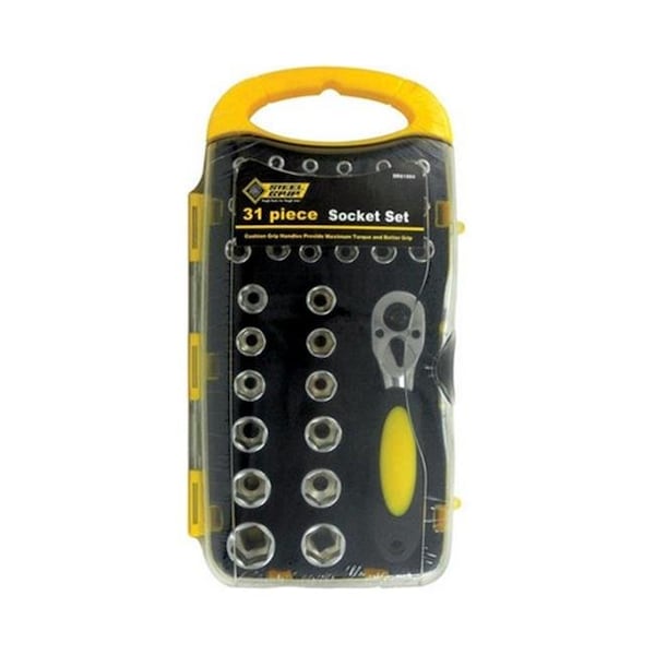 Steel Grip Steel Grip DR62422 31 Piece Socket Set - 2366417