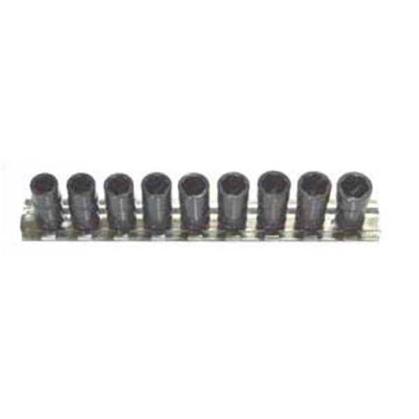 H.B. Products 9 Piece .25 in. Drive SAE Metric Turbo Socket Set - TRTSCS2509B