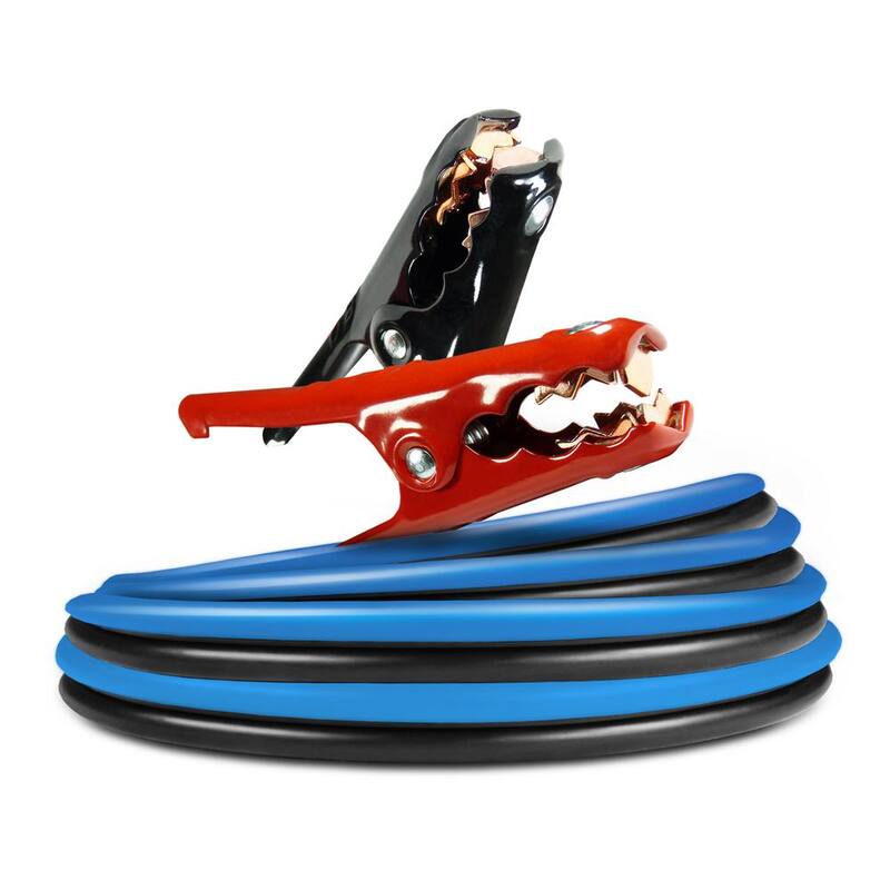 Schumacher Electric 4-Gauge, 20-Foot Heavy-Duty Jumper Cables, Rated for 250 Amps - BC4