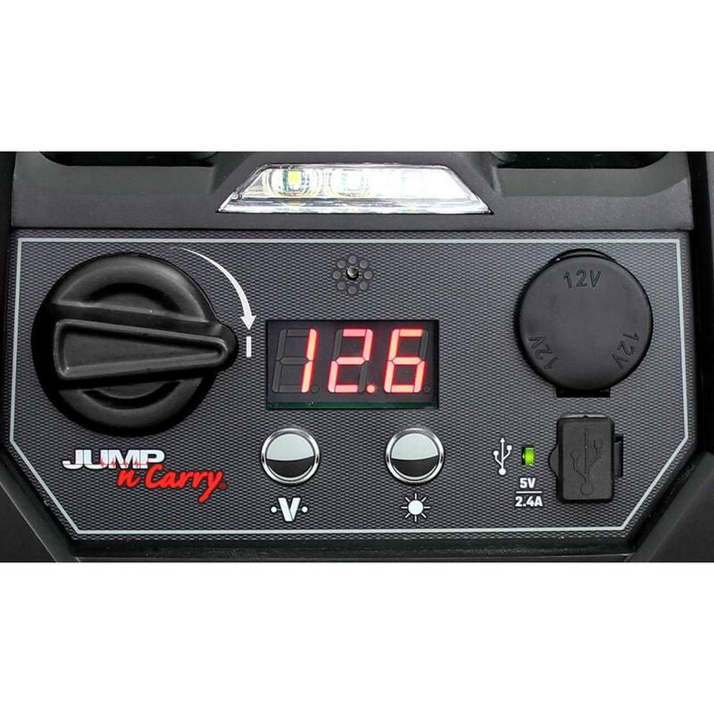 CLORE AUTOMOTIVE 1,100 Peak Amp 12-Volt Jump Starter with Air - JNC550A