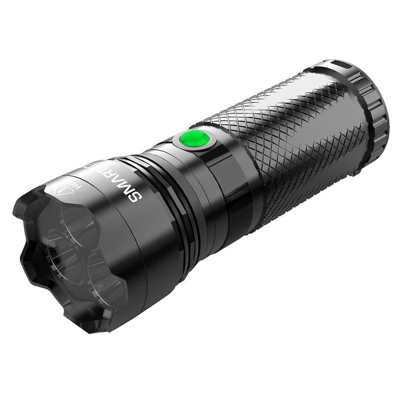 Smartech Products 8000 Lumen Rechargeable Flashlight with 10000 mAH Jump Starter and Power Bank - ULTRATECH-8000