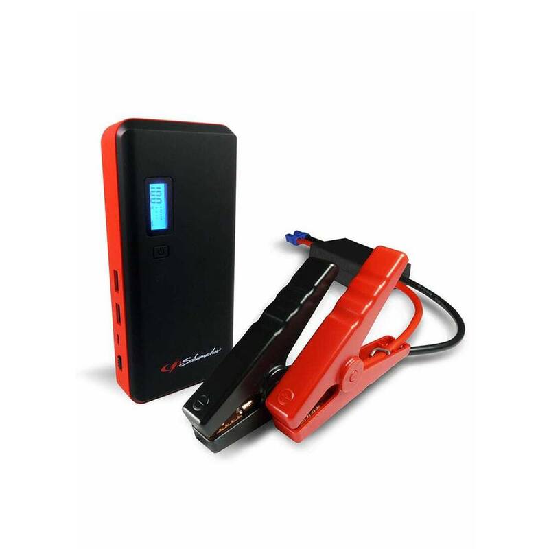 Schumacher Electric Automotive Lithium Portable Power Pack and 800 Peak Amp 12-Volt Jump Starter with Dual USB Ports - SL1327