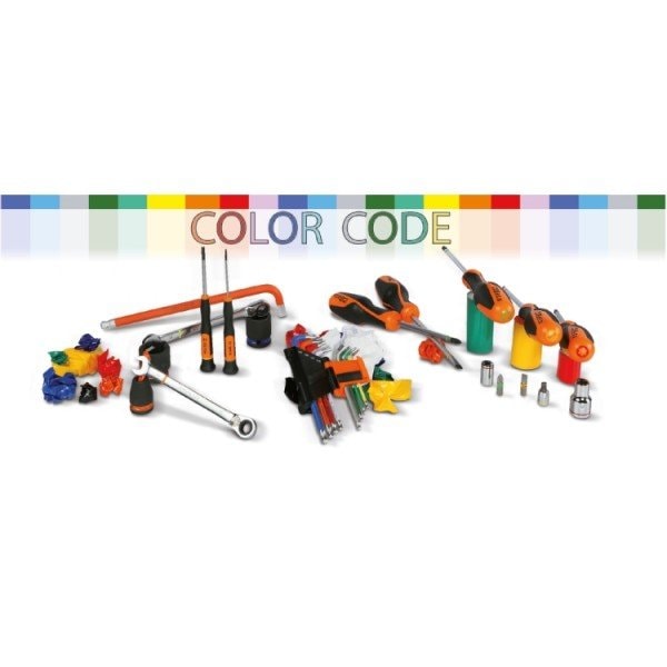 Beta 900MC/C24 30 Piece Socket and Accessories Mechanics Tools Set, 1/4 in Drive, Metric - 009002960