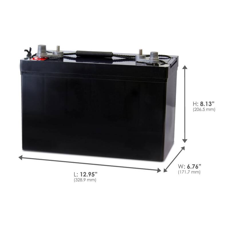 UPG 12-Volt 90 Ah Sealed Lead Acid (SLA) Rechargeable Marine Battery - UX12900