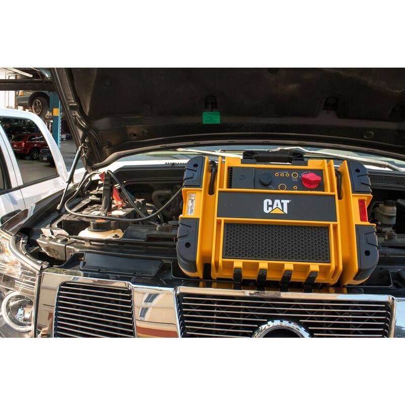 CAT 2000 Peak Amp Pro Portable Car Jump Starter with 12-Volt DC Outlet - CJ3000