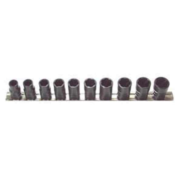 House 10 Piece .5 in. Drive Metric Turbo Socket Set - HO2571431