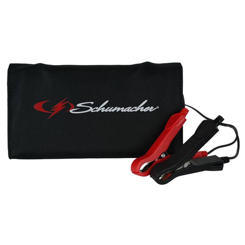 Schumacher Electric Schumacher Automotive 12-Volt 5-Watt Portable Solar Battery Charger and Maintainer - SA1589