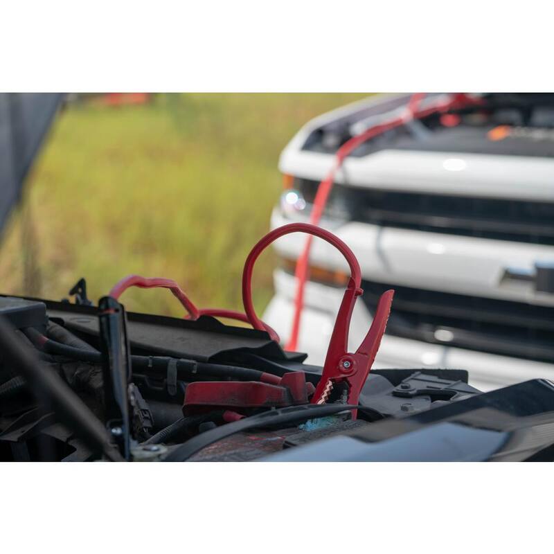 Road Power 16 ft. 4-Gauge 400 Amp Red Booster Cables - 86660104