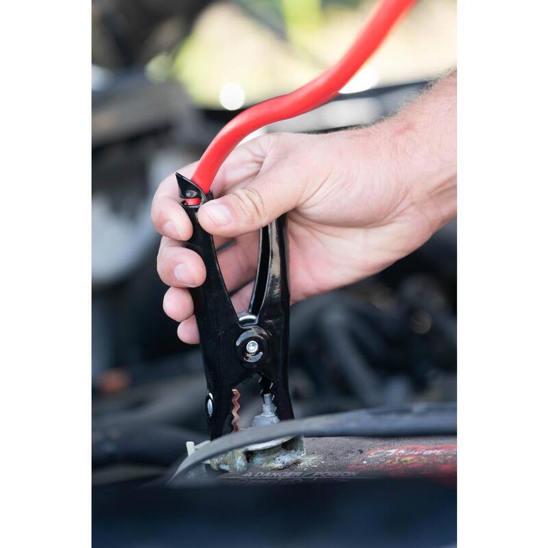 Road Power 16 ft. 4-Gauge 400 Amp Red Booster Cables - 86660104