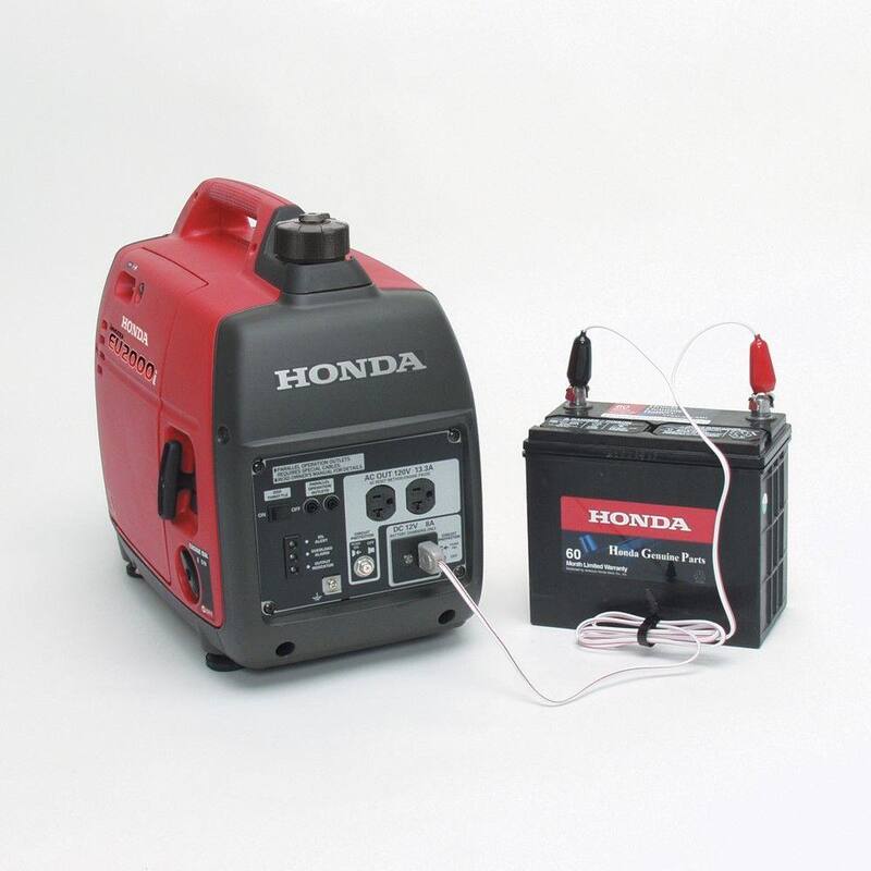 Honda 10 ft. DC Battery Charging Cord for Select Generators - 32660-894-BCX12H