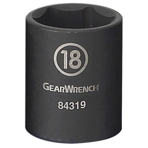 Gearwrench 3/8" Drive 6 Point Standard Impact Metric Socket 15mm - 84316N