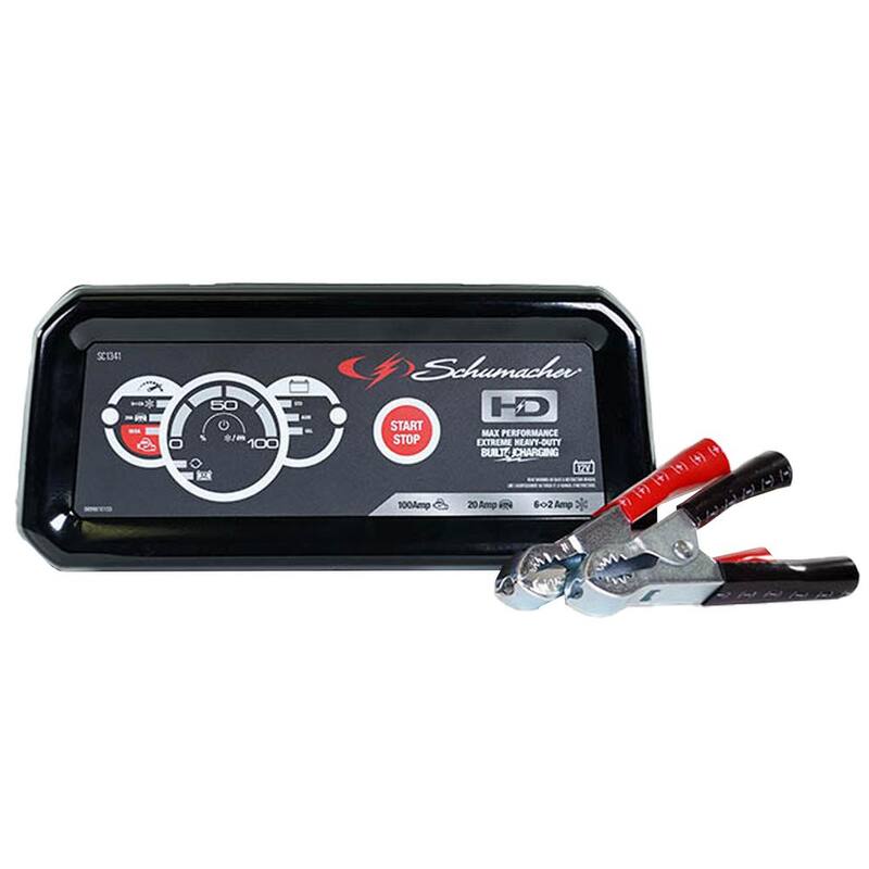 Schumacher Electric Schumacher Automotive 12-Volt 100-Amp Fully Automatic Battery Charger and Jump Starter - SC1341