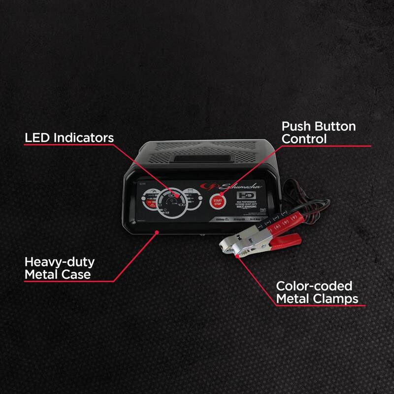 Schumacher Electric Schumacher Automotive 12-Volt 100-Amp Fully Automatic Battery Charger and Jump Starter - SC1341