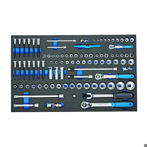 Gedore Socket Set 1/4 in to 3/8 in to 1/2 in - 2016257